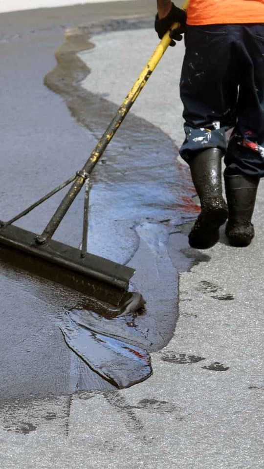 Fresh seal coating application